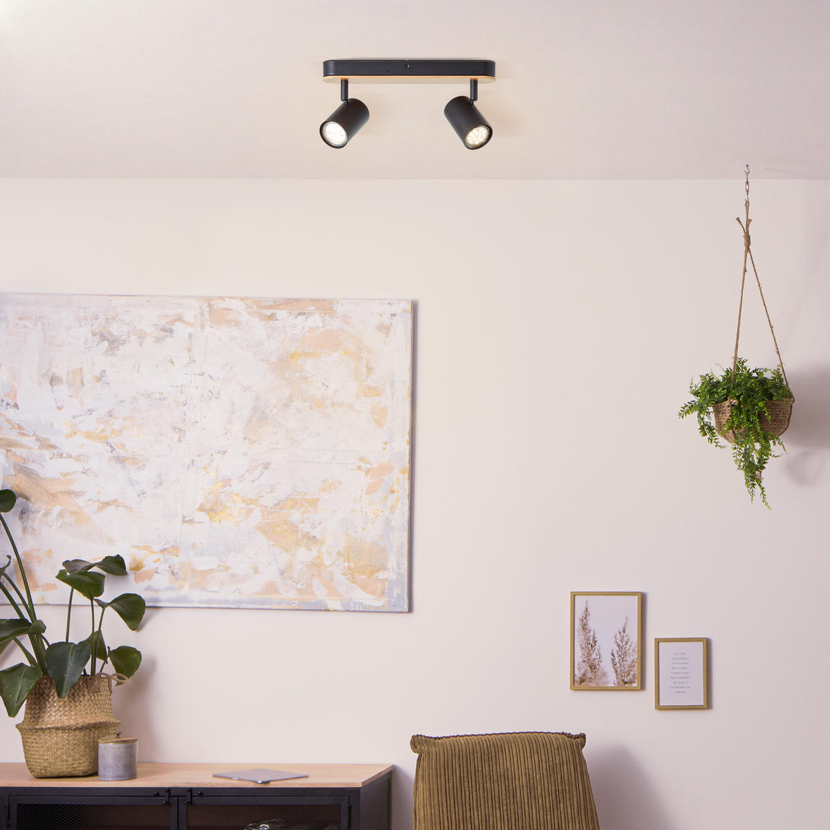 SPOTBALKEN Niels 99763/76 - Schwarz, Metall (5.5/34.5/14.5cm) - Brilliant