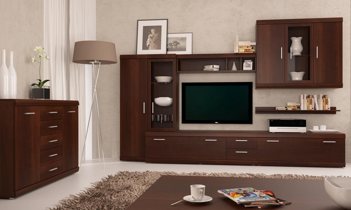 KLEIDERSCHRANK Imperial Nussbaum Imperial 80 / 60,5 / 195 cm - Nussbaumfarben/Braun, Holz/Holzwerkstoff (80/195/60cm) - Feldmann-Wohnen