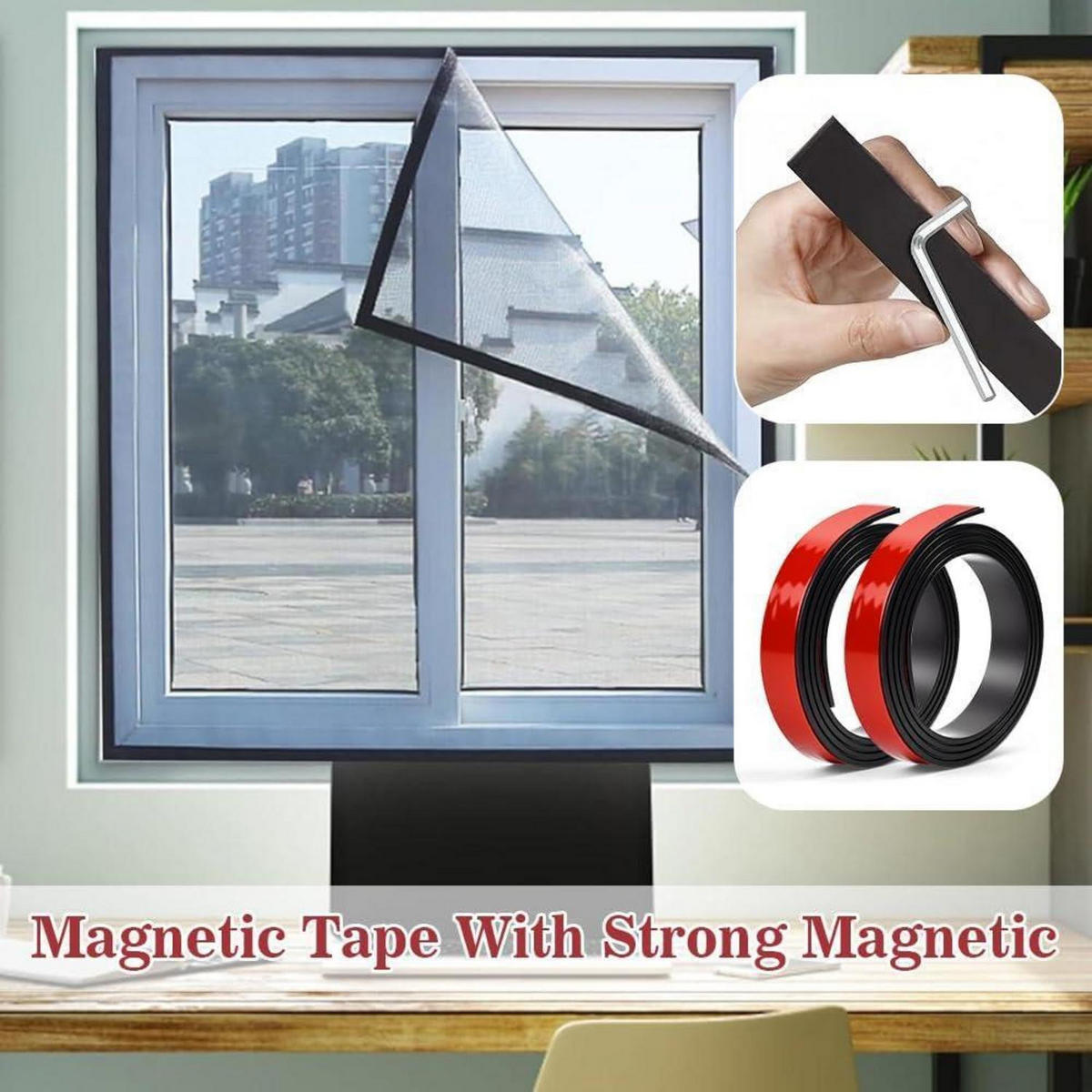 MAGNETBAND selbstklebend 2er Set 1m x 18mm - Multicolor, Metall (12/2/20cm)