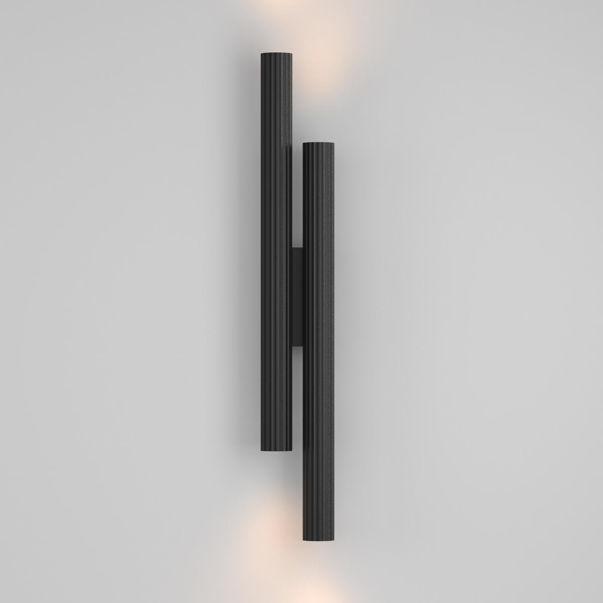 WANDLEUCHTE Calipso - Schwarz - 6.3/3.2/49 cm - Schwarz, Kunststoff (3.2/49/6.3cm) - Maytoni