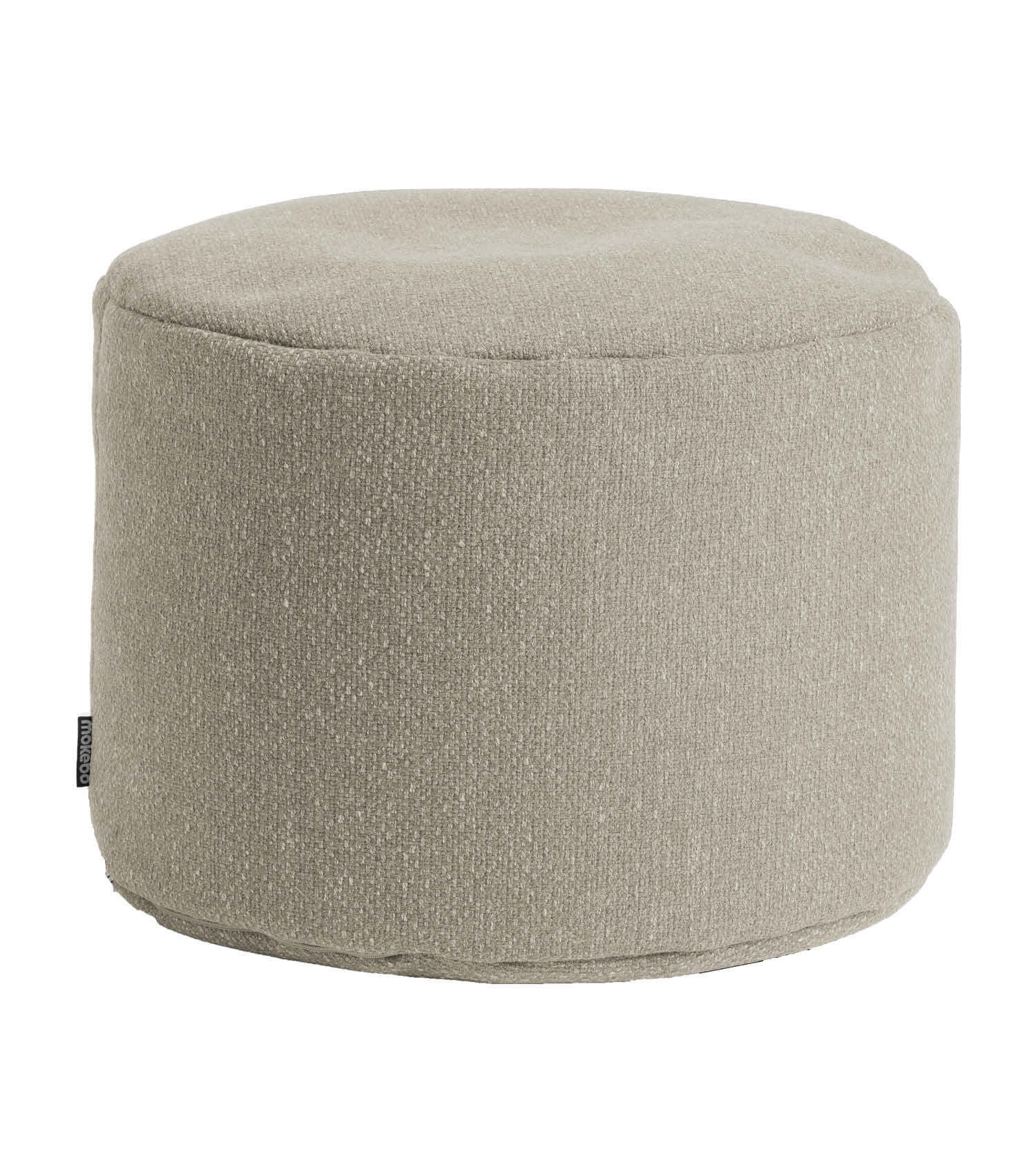 POUF Der Ruhepouf - Beige, Textil (60/40/60cm) - Mokebo