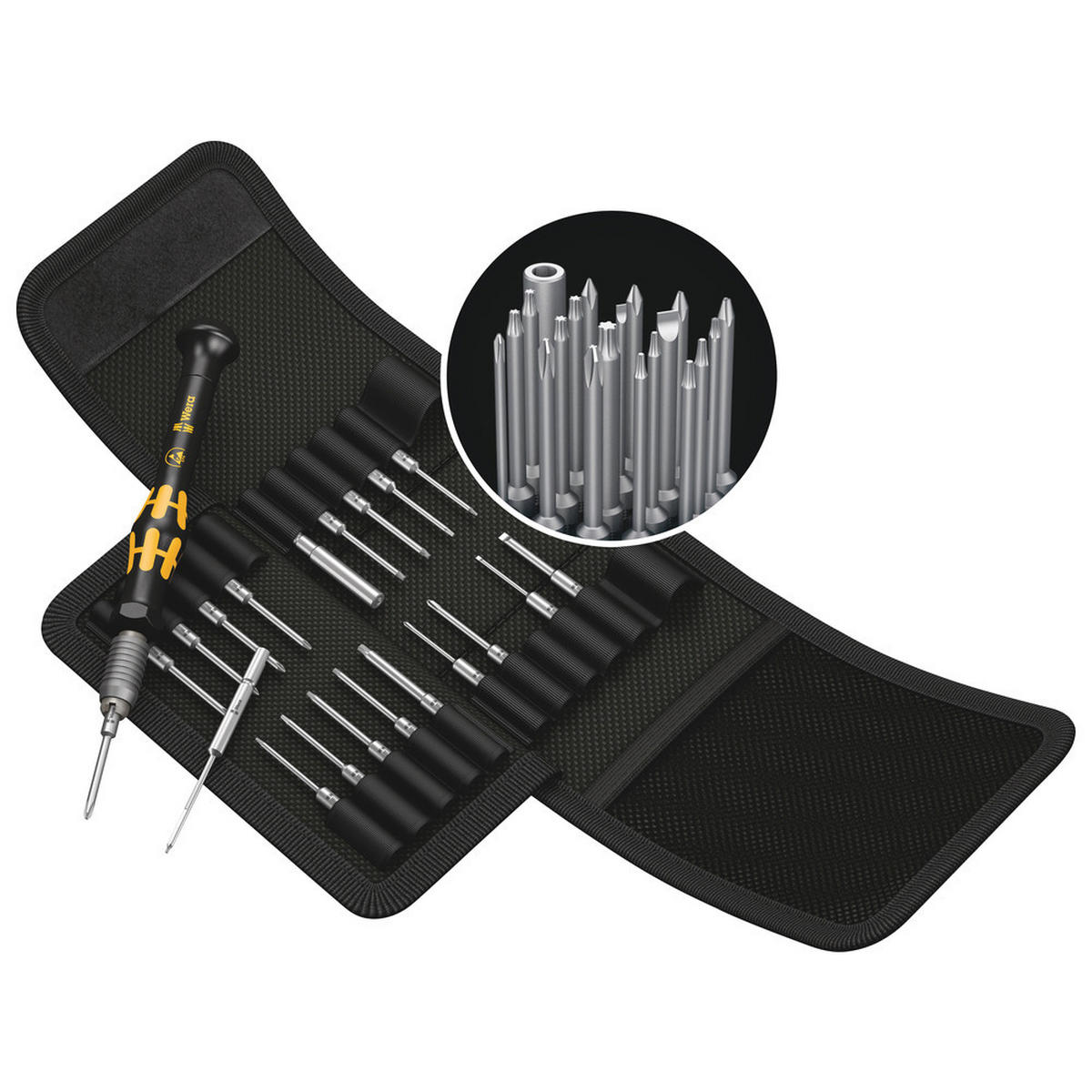 FALTTASCHE Kraftform Kompakt Micro 21 ESD 1 - Multicolor, Kunststoff (155/100/35cm) - Wera