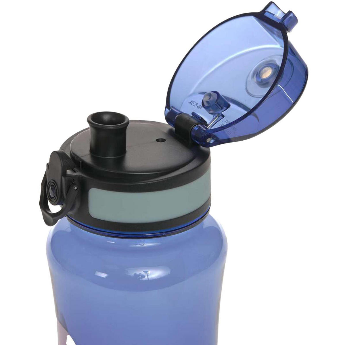 LUNCHSET BROTDOSE & TRINKFLASCHE Little Gang Smile Karamell - Blau/Braun, Kunststoff (7.5/22/20cm) - Lässig