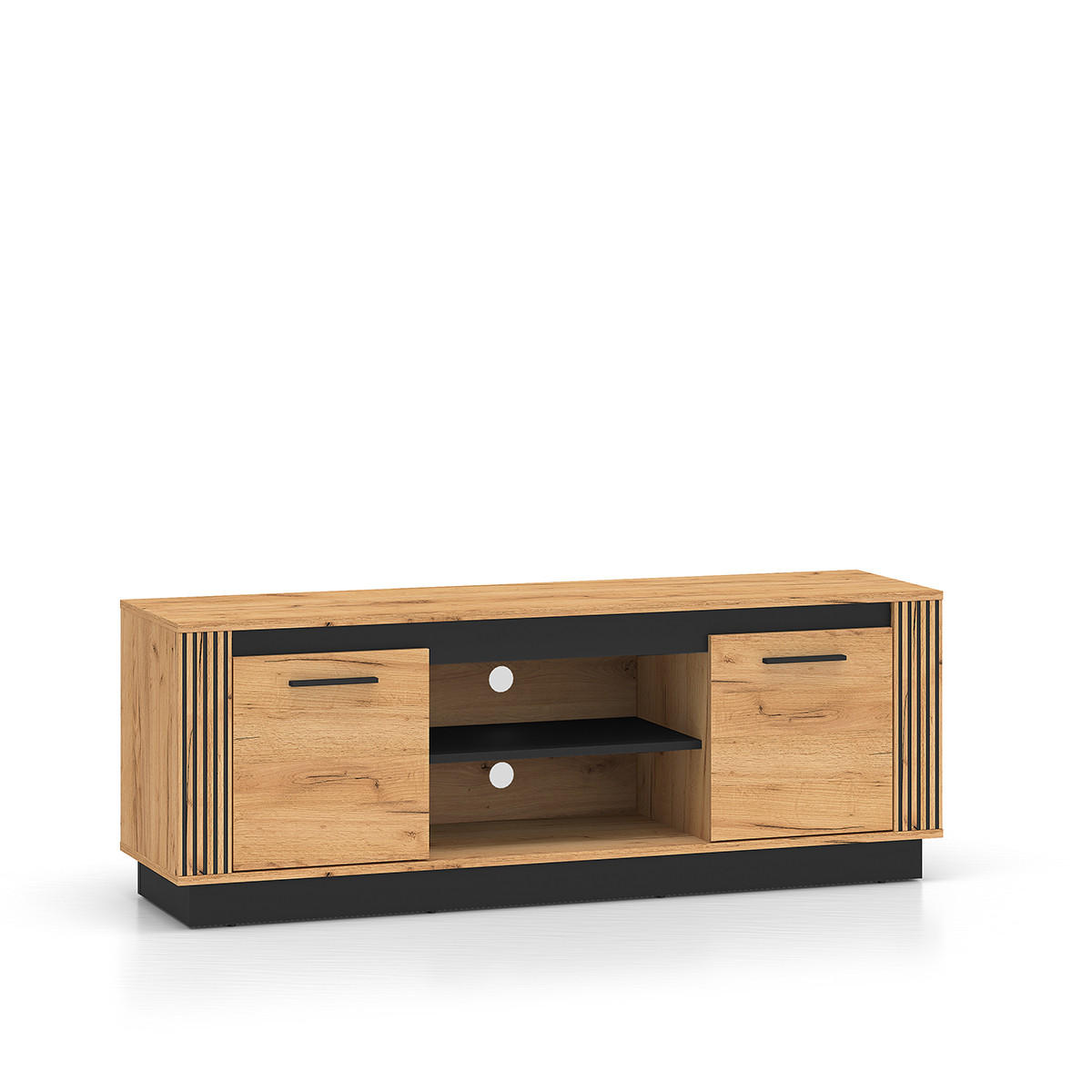 TV-MÖBEL Solal Holz - Braun, Holzwerkstoff (150/55/40cm) - Petits-meubles