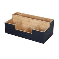 SCHREIBTISCHORGANIZER - Multicolor, Holz (15/30/11cm) - Relaxdays