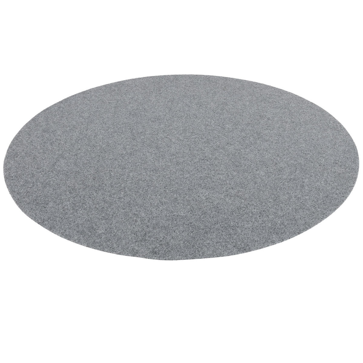 KUNSTRASEN RASENTEPPICH MIT NOPPEN KINGSTON RUND - Grau, Textil (100/100cm) - Snapstyle