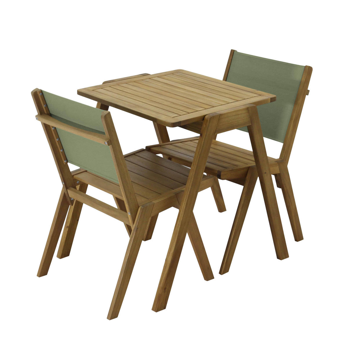 GARTENTISCH, Braun - Braun, Holz (80/60/76cm) - Oviala