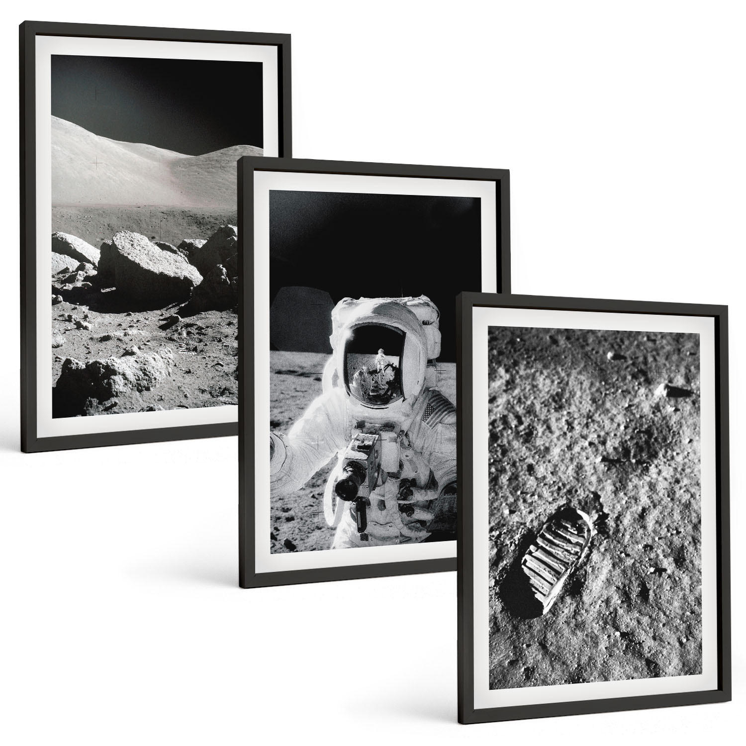 Tulup Bilder Schwarz 40x60 cm