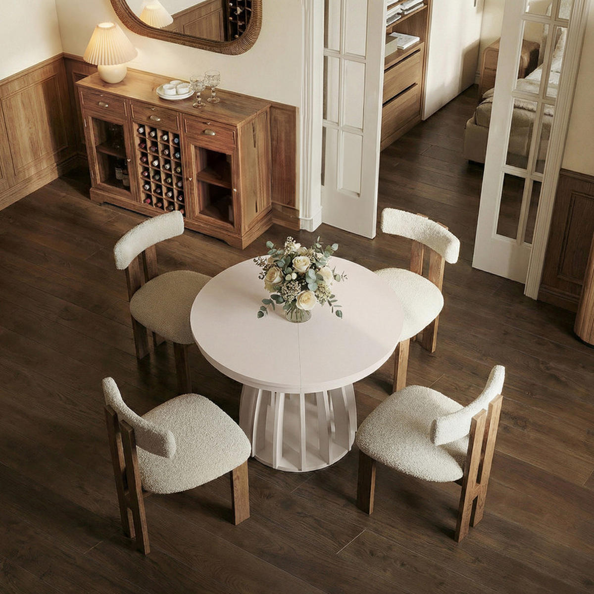 AUSZIEHTISCH VENO 100-180/76 cm Kaschmir - Kaschmir, Holzwerkstoff (100/100/76cm) - Idohome
