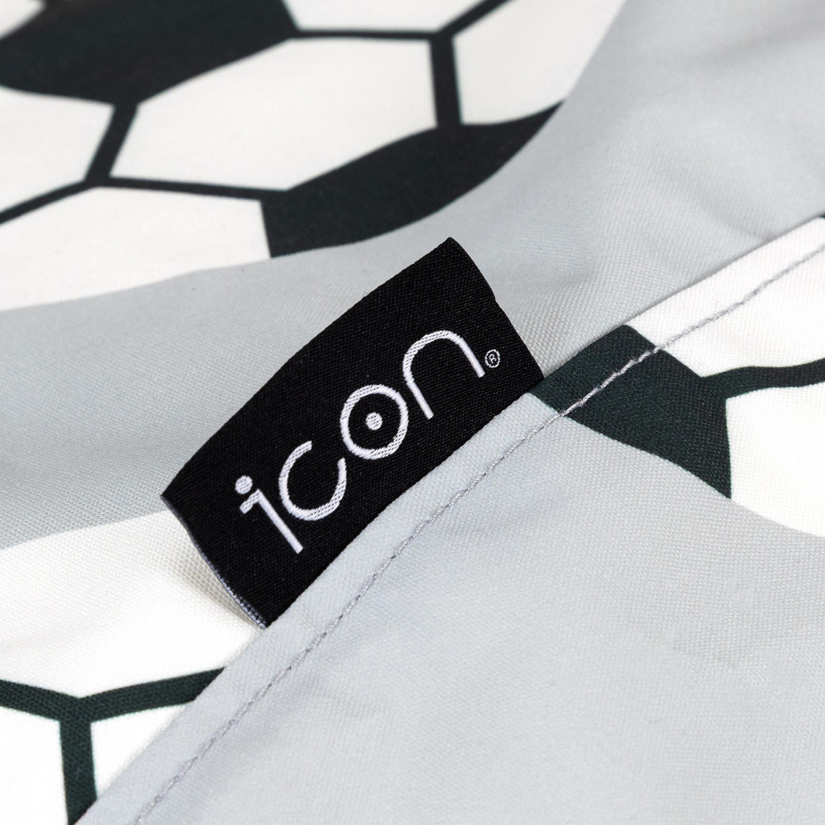 KINDERSITZSACK Kingston Fußball - Multicolor/Grau, Textil (80/45/80cm) - icon