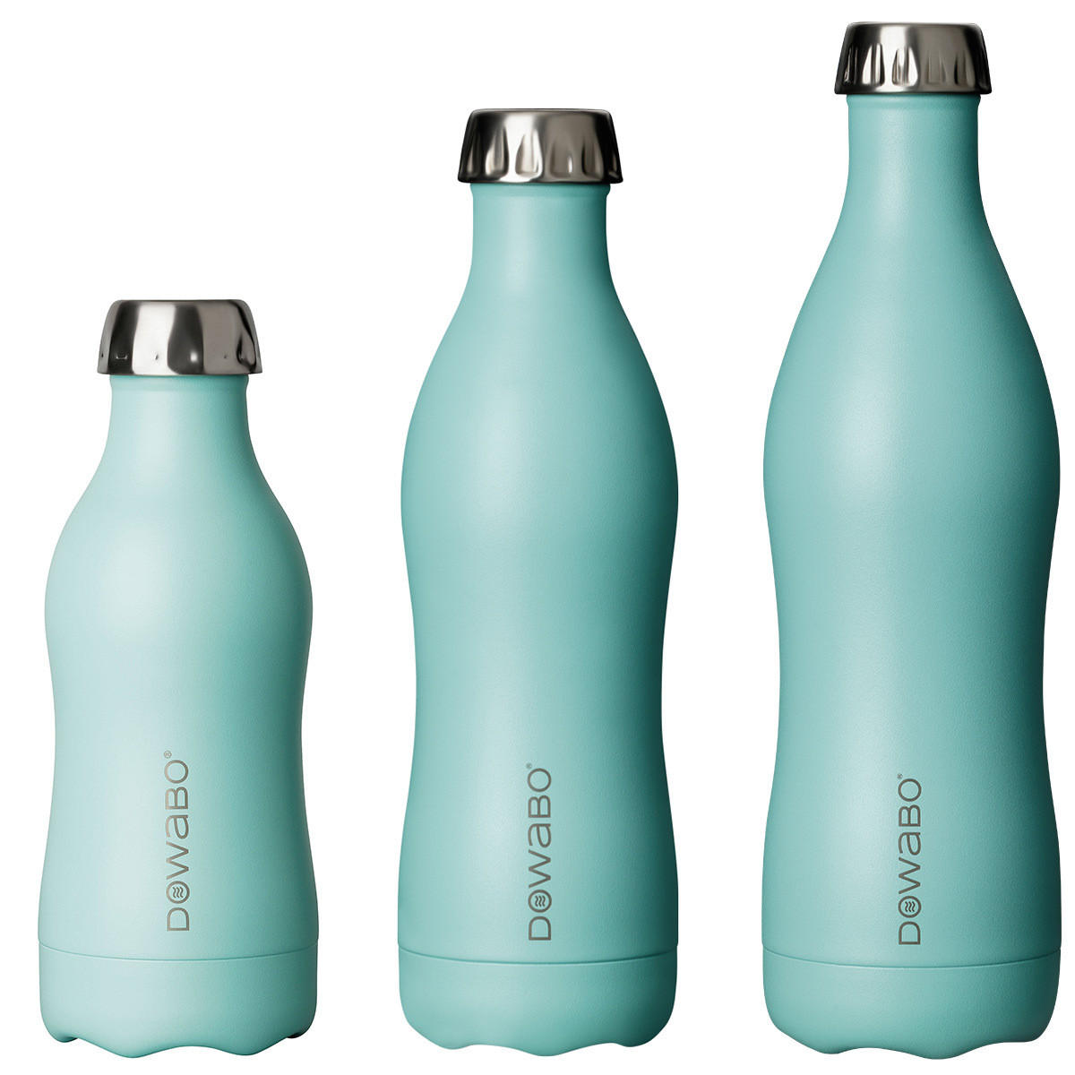 ISOLIERFLASCHE Dowabo - Pastellblau, Metall (0.75L) - Dowabo