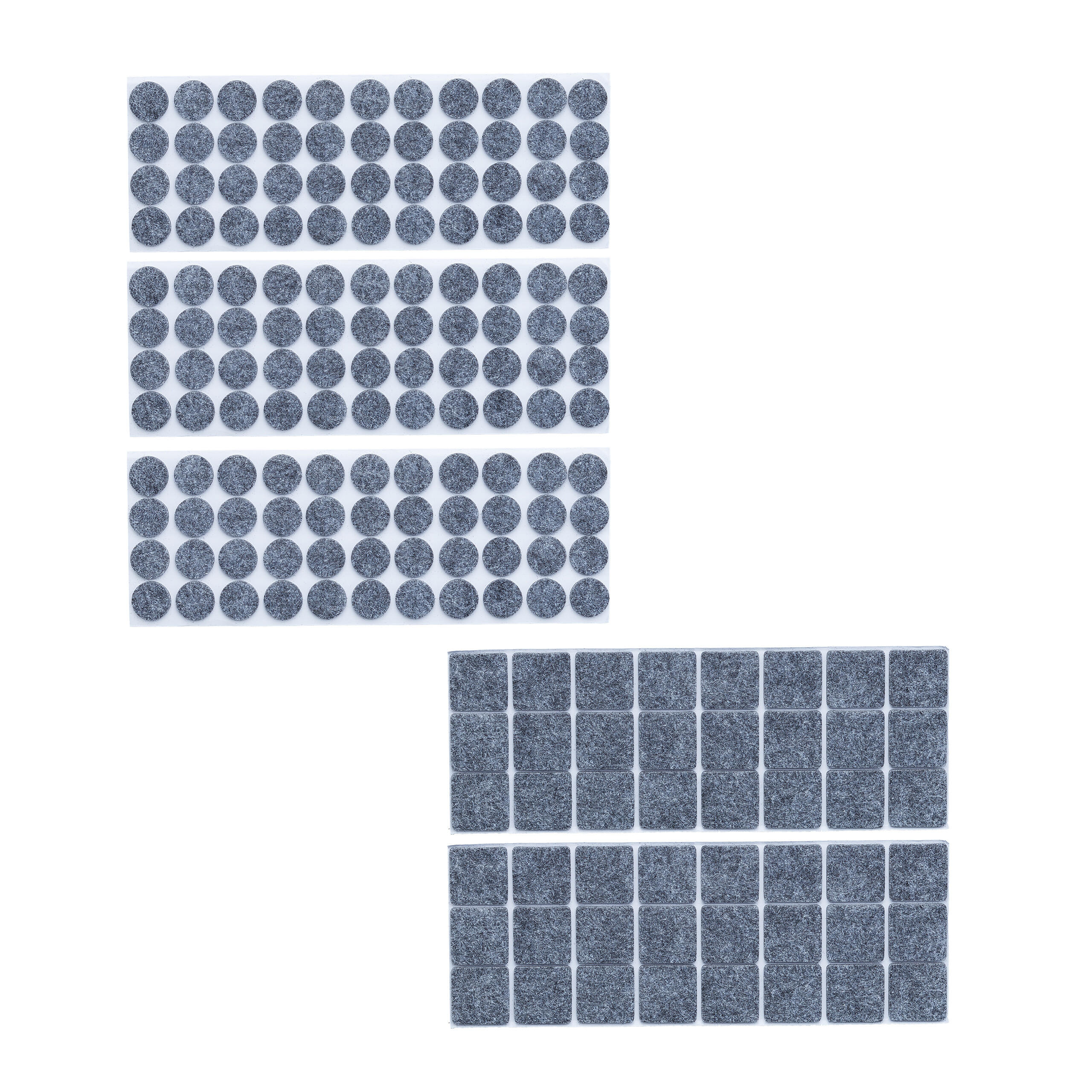 180XFILZGLEITER - Grau, Textil (3/3cm) - Relaxdays