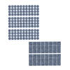 180XFILZGLEITER - Grau, Textil (3/3cm) - Relaxdays