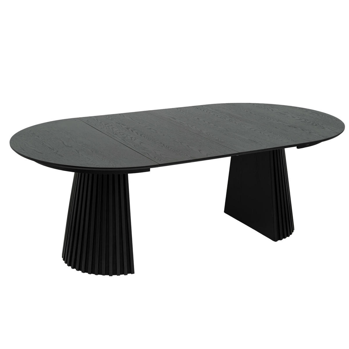 ESSTISCH 120/120/75 Schwarz rund - Schwarz, Holzwerkstoff (120/120/75cm) - Furnhouse