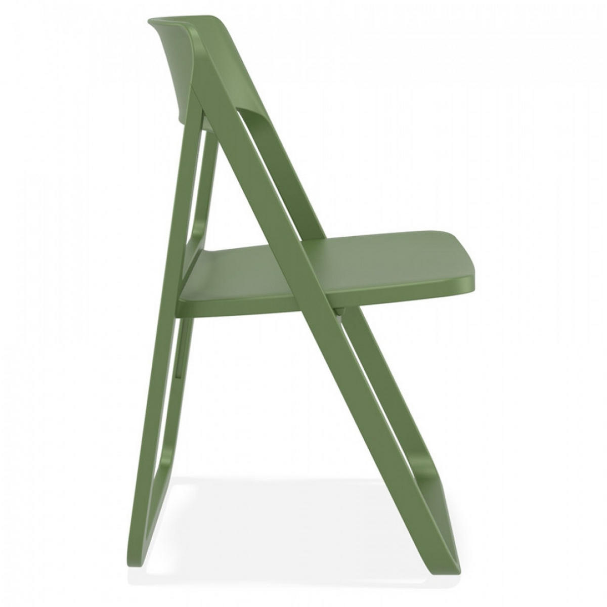 STUHL Grün 48x82x52cm - Olivgrün/Grün, Kunststoff (48/82/52cm) - AlterEgo