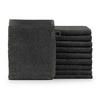 WASCHLAPPEN 10er-Set, 10x Waschlappen 15/20 cm, Dunkelgrau - Dunkelgrau, Textil (15/20cm) - Blumtal