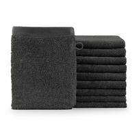 WASCHLAPPEN 10er-Set, 10x Waschlappen 15/20 cm, Dunkelgrau - Dunkelgrau, Textil (15/20cm) - Blumtal