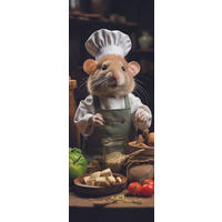 GLASBILD 30x80 cm Küche lustig - Gelb, Glas (30/80cm) - artissimo