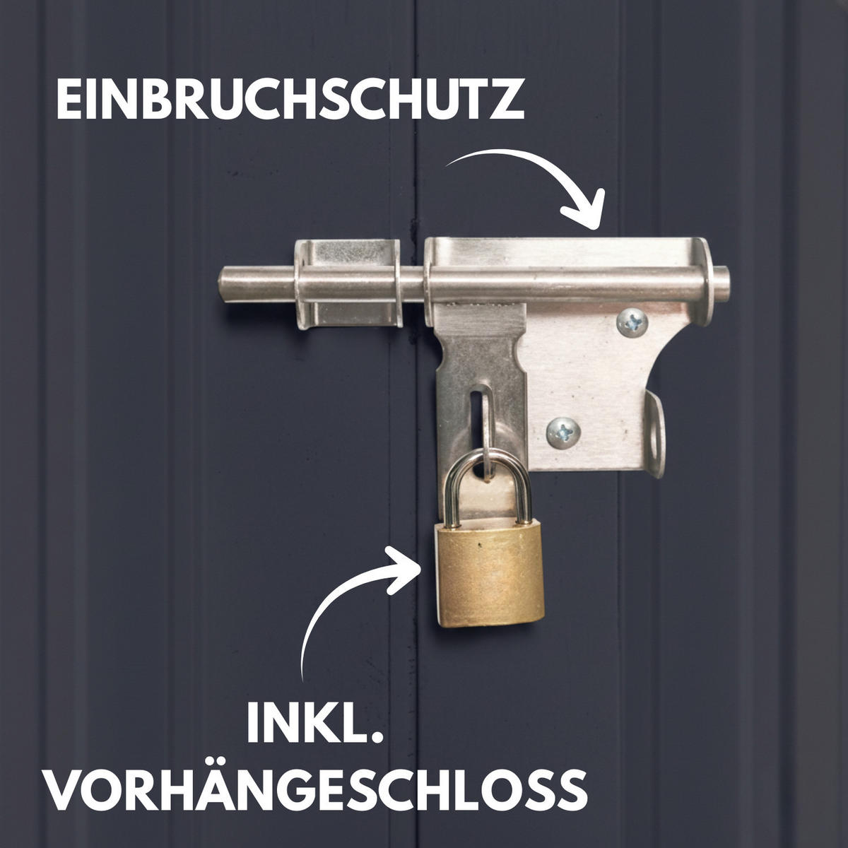 FAHRRADGARAGE 1er-Set - Anthrazit, Metall (192/162/220cm) - Albatros