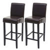 BARHOCKER Braun 2er-Set - Braun, Holz (39/105/53cm) - MCW