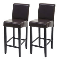 BARHOCKER Braun 2er-Set - Braun, Holz (39/105/53cm) - MCW