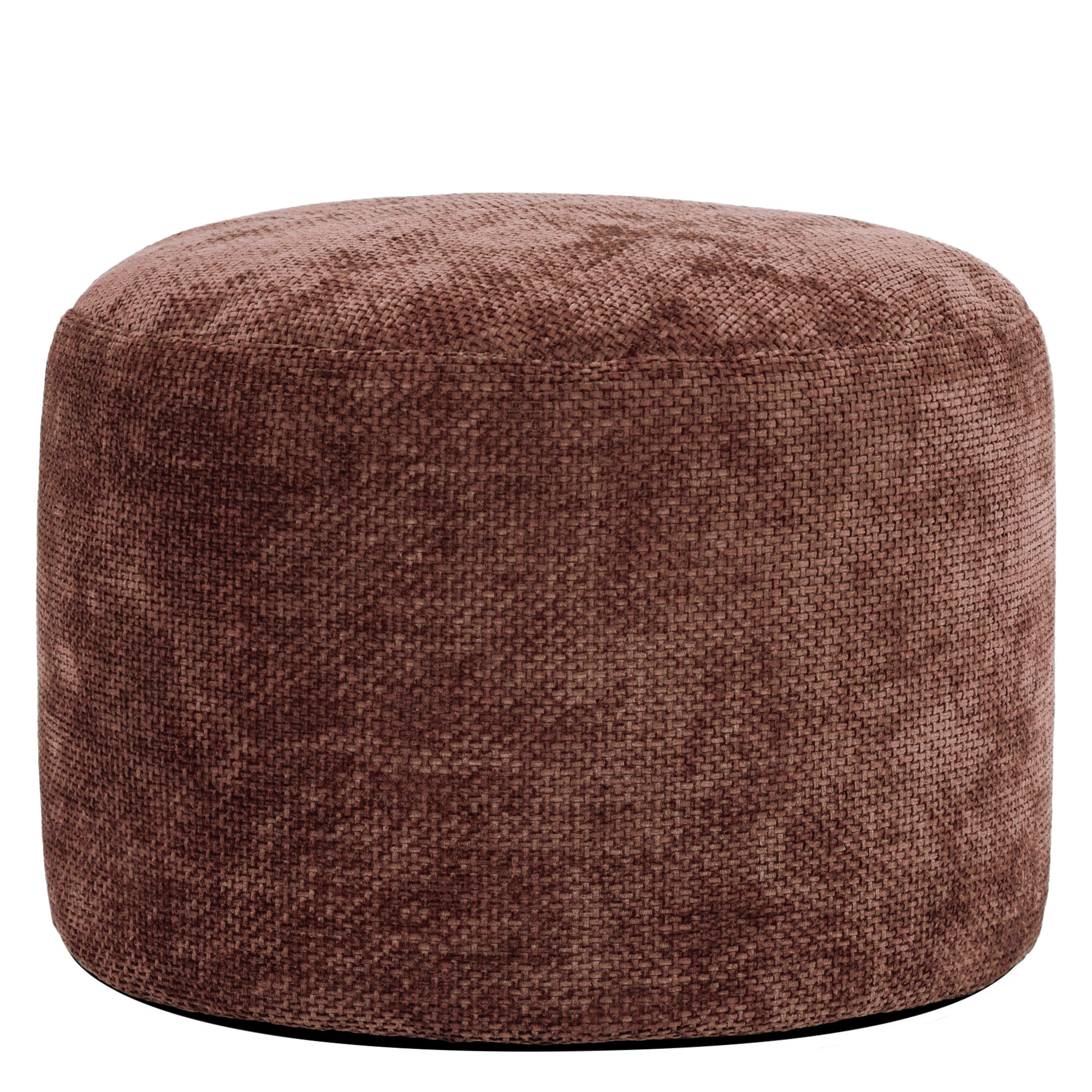 POUF aus Chenille Milano - Bordeaux, Textil (55/35/55cm) - icon