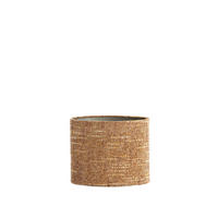 LAMPENSCHIRM Osire Braun 30/15/25 cm - Braun, Textil (30/15/25cm) - Light & Living