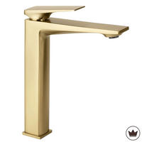 WASCHBECKENARMATUR Premium Rea Prime Brush Gold High - Goldfarben, Metall (4.2/26/15cm) - REA