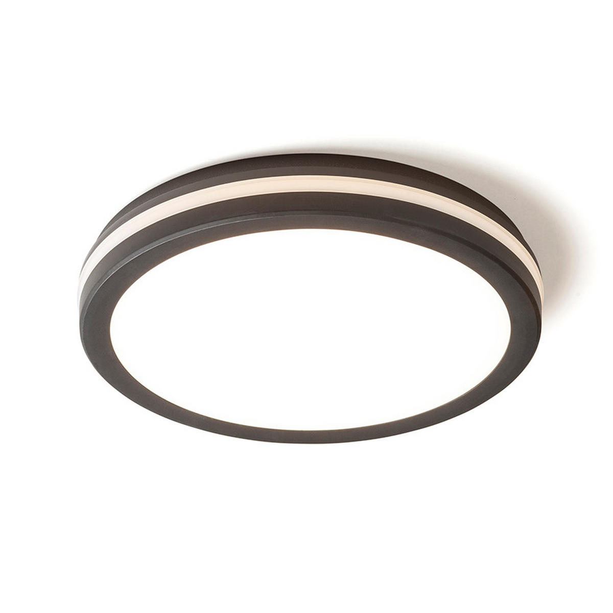 AUSSENLEUCHTE SONO 30 Schwarz Kunststoff 30 W IP65 - Schwarz, Kunststoff (30/30/5cm) - Rendl