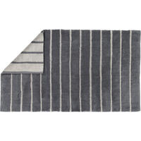 BADTEPPICHE BALANCE STREIFEN 1008 ANTHRAZIT - 73 - Grau, Textil (70/120cm) - Cawoe