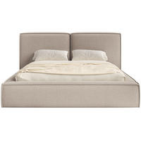 POLSTERBETT Tilves Beige 160x200 cm - Beige/Schwarz, Kunststoff/Textil (160/200cm) - Selsey