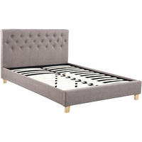 POLSTERBETT Emmy Taupe - Taupe, Textil (140/190cm) - Habitat Garten