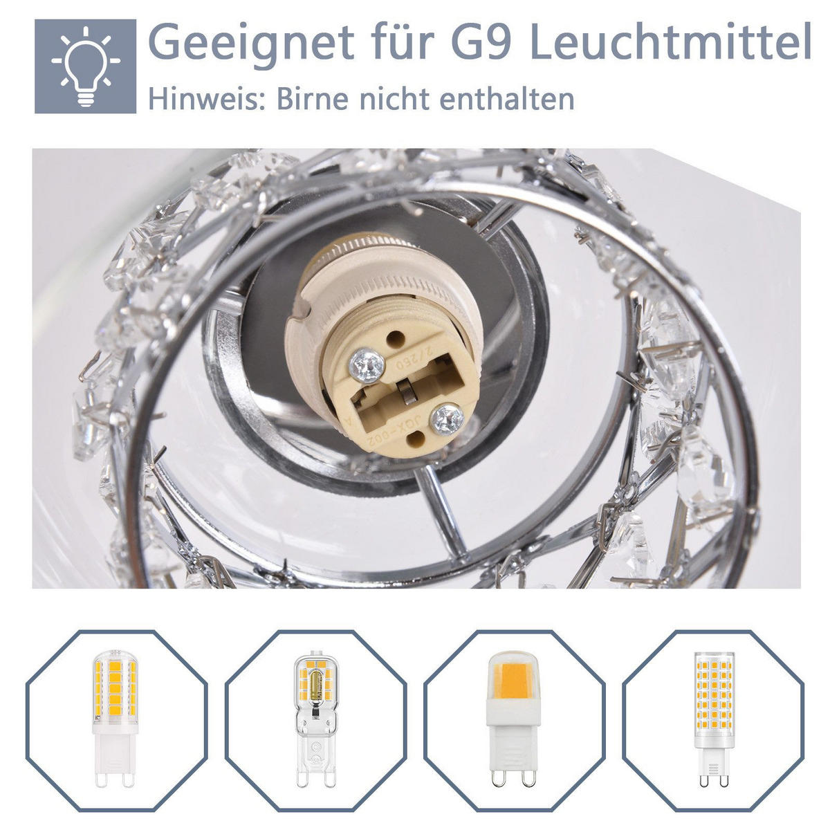 HÄNGELEUCHTE Markham 30/30/175 cm - Silberfarben, Metall (30/30/175cm) - Nettlife