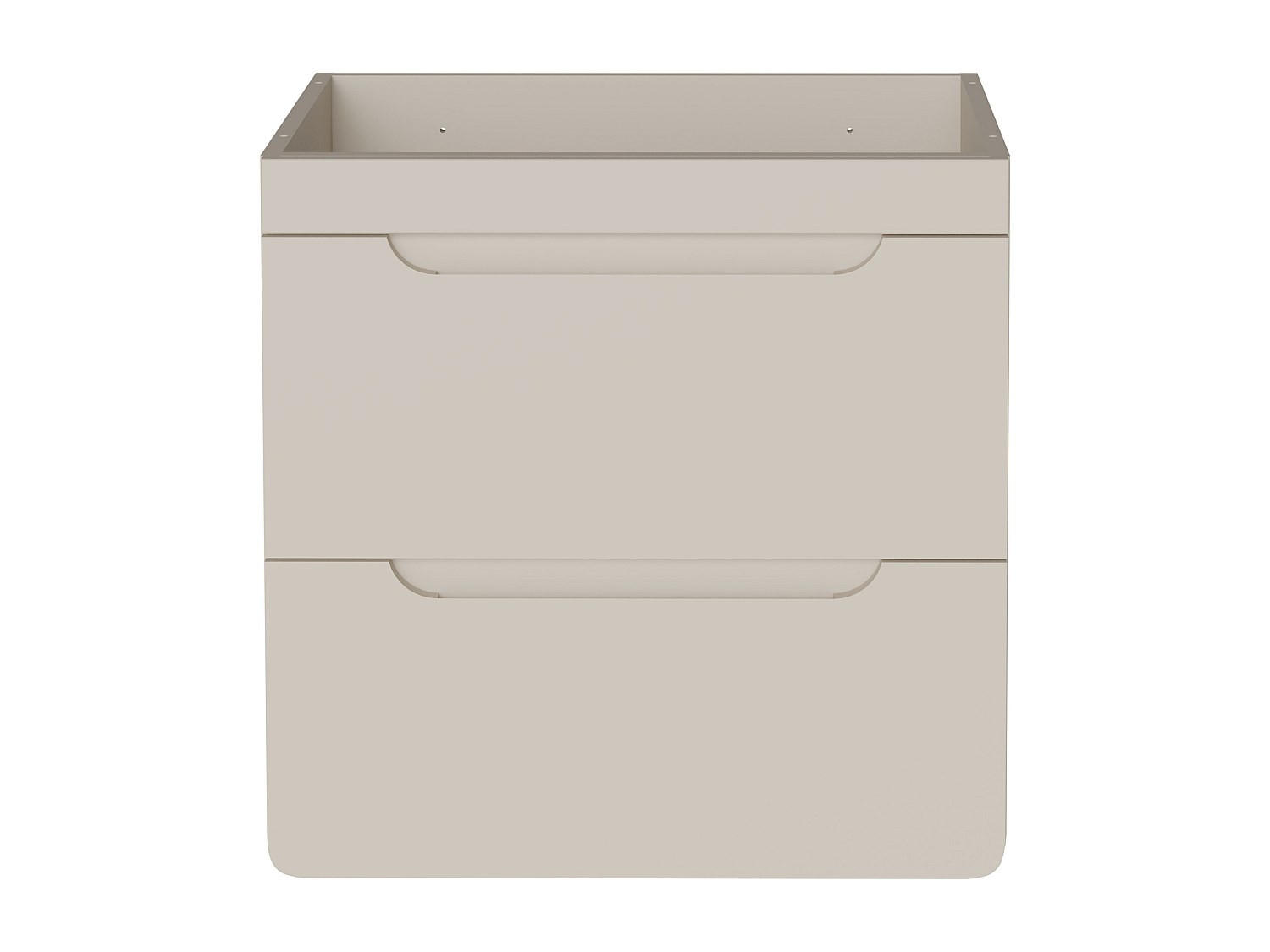 WASCHBECKENUNTERSCHRANK - 60 cm x 46 cm - holz - beige Aruba - Beige, Holz (60/59/46cm) - Vente-Unique