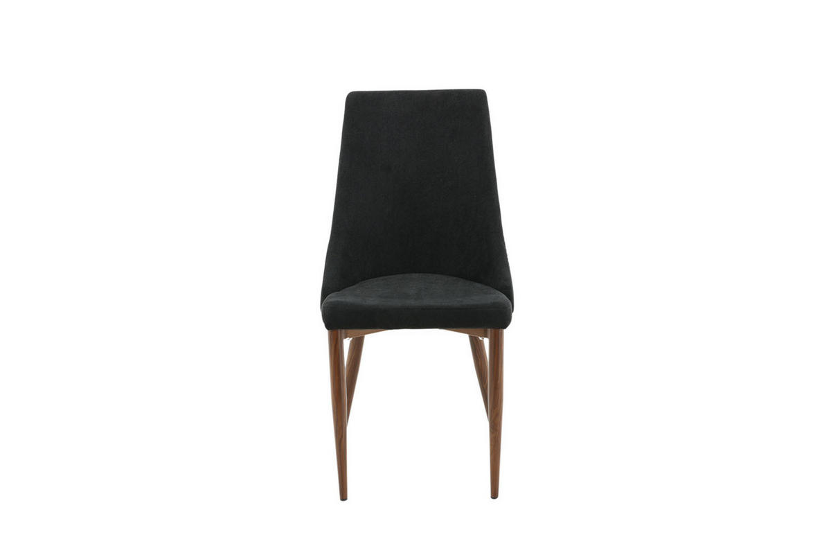 STUHL 2er-Set schwarz - Schwarz, Holzwerkstoff (47/92/50cm) - ebuy24