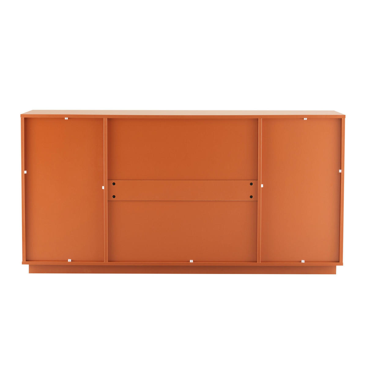 SIDEBOARD 160 cm, Ziegelrot - Orange, Holz (45/80/160cm) - Oviala