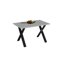 ESSTISCH Stol X ausziehbar bis 210 cm - Weiß Hochglanz, Holzwerkstoff (130/80/75cm) - Endo-Moebel