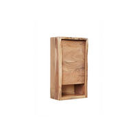 HÄNGESCHRANK Akazie 40x20x70 natur lackiert PURE ACACIA #612 - Naturfarben, Holz (40/70/20cm) - Massivmoebel24