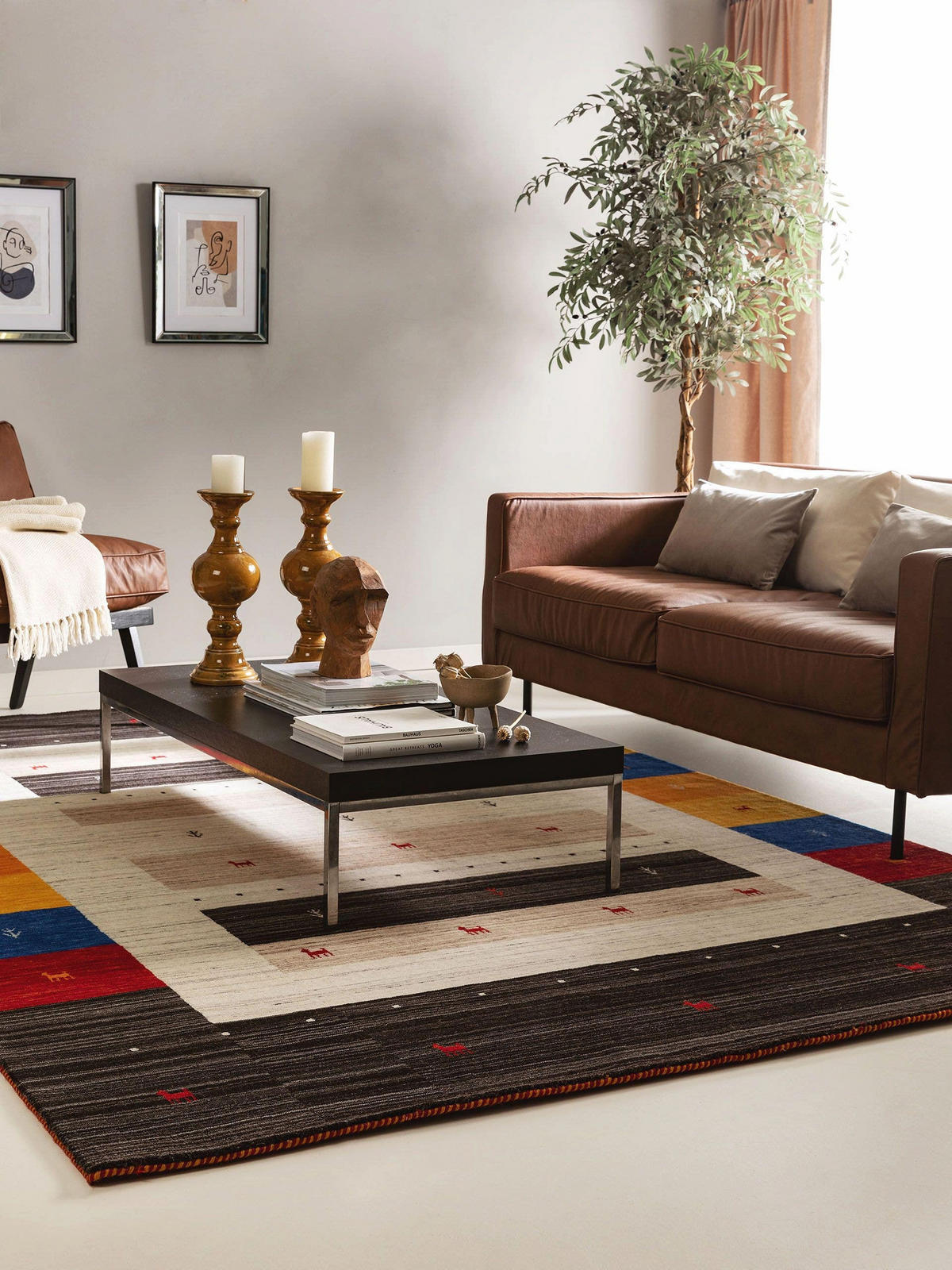 WOLLTEPPICH Jamal Multicolor 120x170 cm - Multicolor, Textil (120/170cm) - benuta Nest