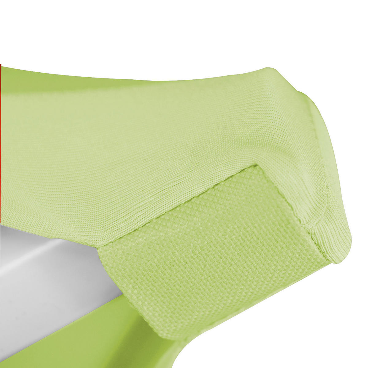 STEHTISCHHUSSE Stella Ø 80cm Hellgrün (5tlg) - Hellgrün, Textil (80/80cm) - Beautissu 