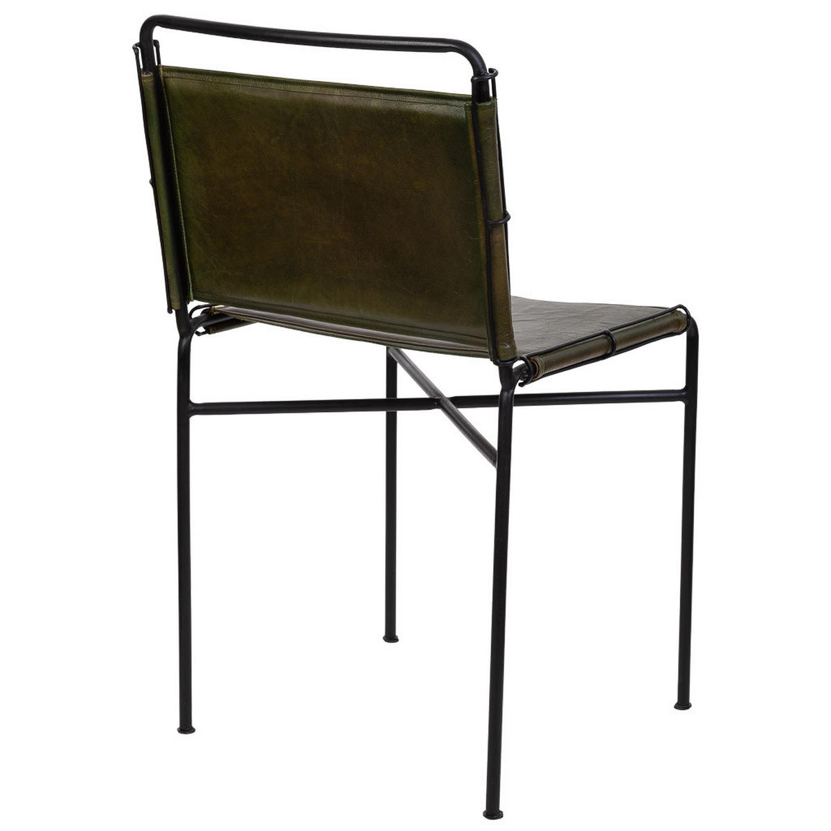 STUHL aus Metall, braun, 48x46x89cm - Braun, Metall (48/89/46cm) - Wanderlust