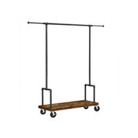 KLEIDERSTÄNDER - Braun, Holzwerkstoff (40/160/168cm) - Hansiro