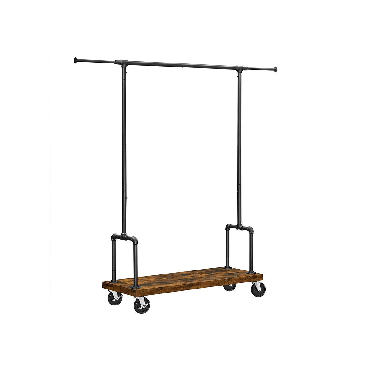 KLEIDERSTÄNDER - Braun, Holzwerkstoff (40/160/168cm) - Hansiro