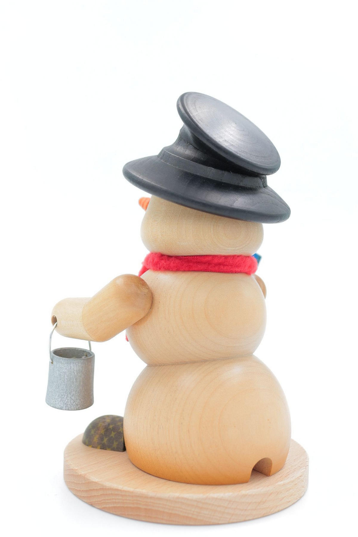 RAUCHFIGUR Schneemann Natur Schneeschieber Natur 19 cm - Multicolor, Holz (15/19/0.1cm)