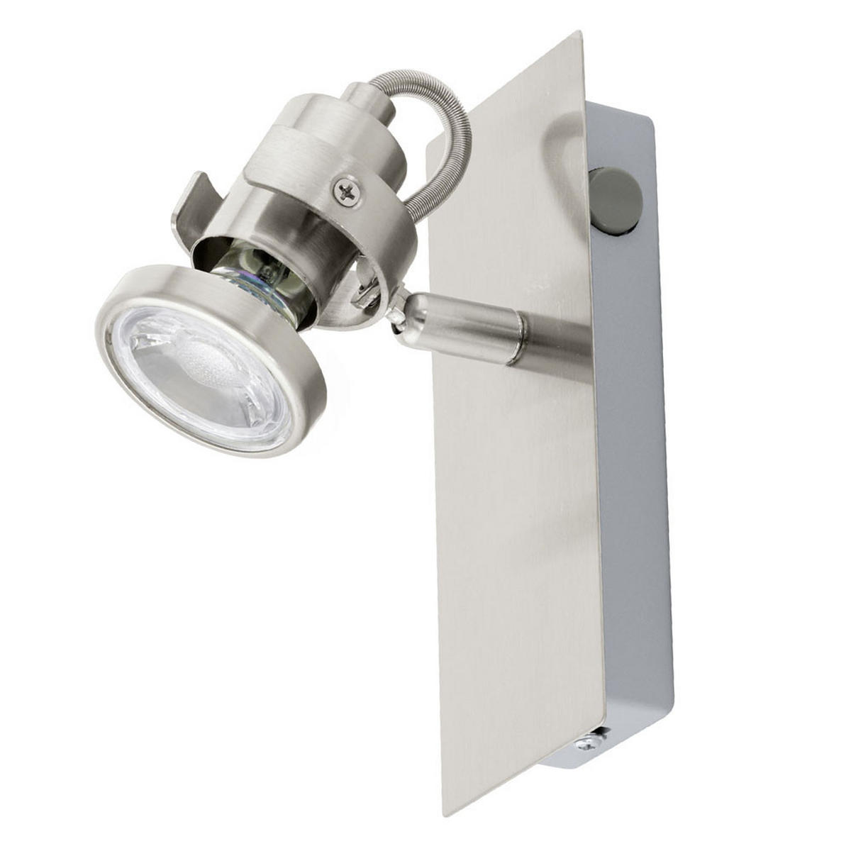 LED WANDLEUCHTE TUKON Silber matt - Silberfarben, Metall (70/10/16.5cm)