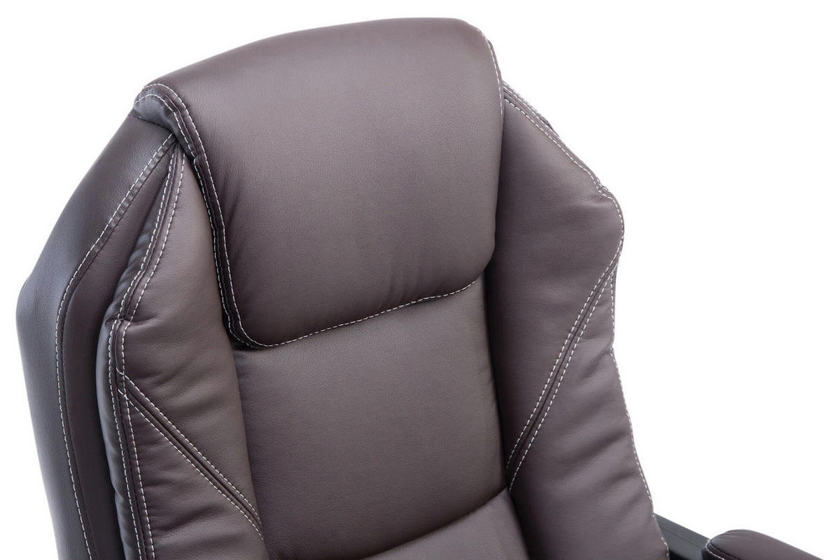 BÜROSTUHL Castan, Braun - Braun, Textil/Metall (67/124/64cm) - TPFLiving