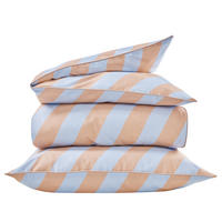 SATIN BETTWÄSCHE All Dreams aus Baumwolle 155 x 220 cm - Blau, Textil (155/220cm) - Butlers