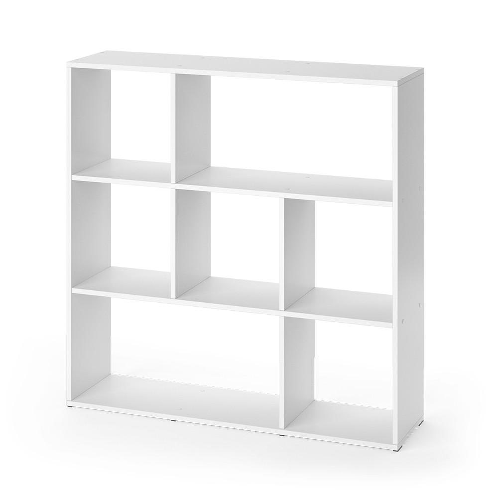 Vicco DĚLICÍ STĚNA Nove Bílá 107.2 x 107.8 cm 7 přihrádek