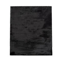 HOCHFLORTEPPICHE Schwarz 120 x 160 cm - Schwarz, Kunststoff (120/160cm) - TT Home