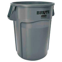 MÜLLEIMER 166,5 Liter 79,6x71,7x61,2 cm Kunststoff Grau - Grau, Metall (71.7/79.6/61.2cm) - PROREGAL
